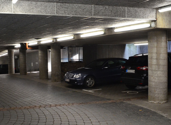 Tiefgarage im Rathaus in Ladenburg