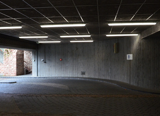 Tiefgarage im Rathaus in Ladenburg