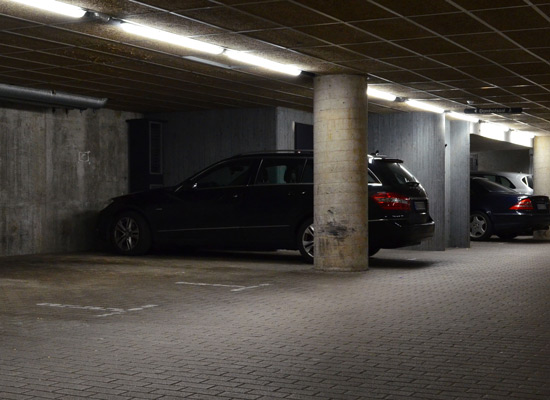 Tiefgarage im Rathaus in Ladenburg